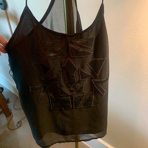 Blank Patterned Tank Top